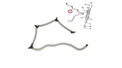 Conducta Retur Injectoare -O.E. Peugeot 1574HL