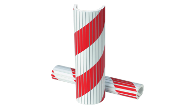 Protectie perete parcare din spuma, pentru coloane, 38x18cm, grosime 10mm, set 2 bucati