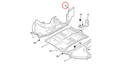 Scut Motor Dreapta Poz 4 Peugeot 748963