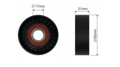 Rola intindere curea Ford Focus 2 (Da), Kuga I; Volvo C30, C70 2 Cabriolet, S40 2 (Ms), V40 Hatchback, V50 (Mw)