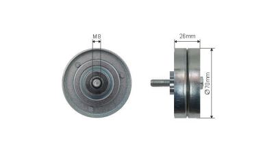Rola intinzator curea transmisie Aftermarket RC500347