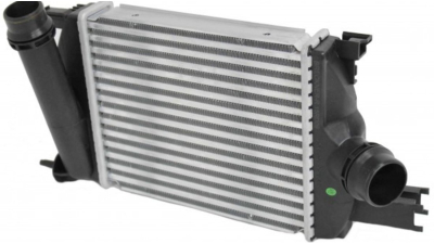 Intercooler, racitor suplimetar motorizare 0.9 TCe DACIA LOGAN II 2012-, LOGAN MCV II 2012-, SANDERO II 2012-; NISSAN MICRA V 12.2016-; RENAULT CAPTUR I, CLIO IV,, 144963014R,  piesa originala OE
