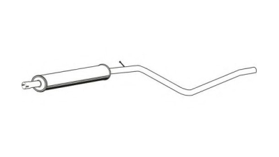 Toba Intermediara Dacia Duster 2010-04.2011 varianta 4x2, 200103237R,  piesa originala OE