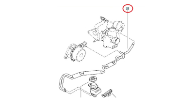 Conducta Depresiune Renault Clio 3;, 223217175R,  piesa originala OE