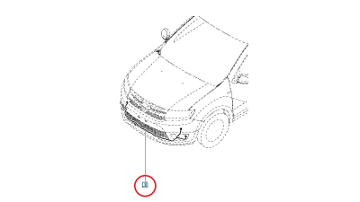 Cablaj Proiectoare Ceata Bara Fata Dacia Logan 2 2016-2018 ; Sandero 2 2016-2018