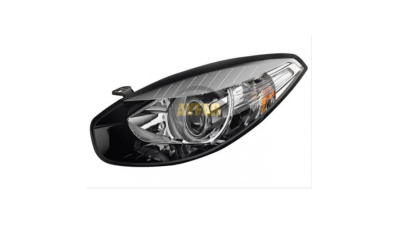 Far Dreapta Fluence Finitie Neagra Renault Fluence 01.2013-, electric, tip bec H7+H7, 260101331R,  piesa originala OE