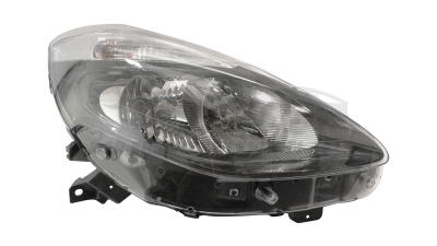 Far Dreapta RENAULT CLIO III 01.2011-2014, tip bec H7+H7, cu reflector negru, 260103749R,  piesa originala OE