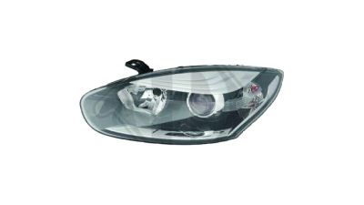 Far Stanga RENAULT MEGANE 11.2013-09.2016 electric, tip bec H7+H7, reflector negru-argintiu, 260605817R,  piesa originala OE