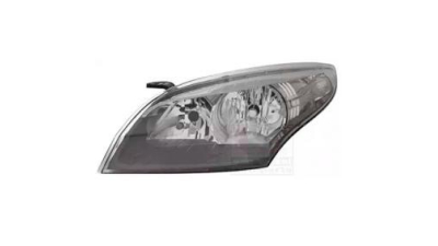 Far Stanga Cu Finitie Neagra Renault Megane 3 04.2012-11.2013, electric, tip bec H7+H7, 260608405R,  piesa originala OE