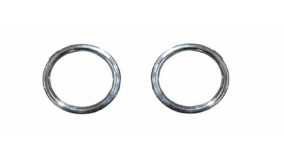 Set Ornamente Proiectoare Ceata Renault Clio 4 2012-2016, rama cromata far ceata, 261522624R,  piesa originala OE