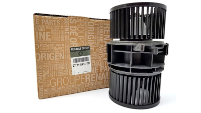 Ventilator habitaclu incalzire bord interior RENAULT FLUENCE 2010-; Megane 3 2008-2016; motor 1.2/1.5/1.6/2.0, diametru 123mm, 2 pini, 272104377R,  piesa originala OE