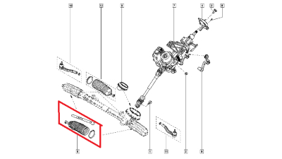 Bieleta Directie Stanga, Dreapta Renault Captur 1 2013-2020, Clio 4 2012-2019, Zoe 2012-