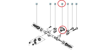 Burduf Protectie Ax Volan- Caseta Directie Dacia Solenza 6001546519