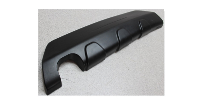 Spoiler bara spate Dacia Sandero 2008-2012, difuzor tuning negru, 6001998385,  piesa originala OE
