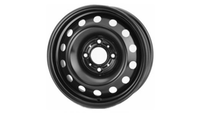 Janta Tabla 14 inch Dacia Logan 2004-2012, Sandero 2004-2012; Renault Clio 2 1998-2012, Megane 1995-2002, neagra 5,5Jx14, 4x100, ET31, diametru de centrare 60.1mm, 4 gauri prezoane, 1 buc. 7700818311,  piesa originala OE