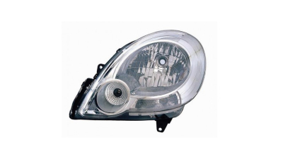 Far Renault Kangoo 2 2008-03.2013 partea Stanga, electric, tip bec halogen H4+P21/5W, 7701068181,  piesa originala OE