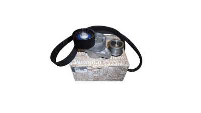 Kit Transmisie NISSAN INTERSTAR; OPEL MOVANO 2003- 2.2 DTI; RENAULT MASTER II 2003- motor 2.5 dci, curea 7PK1103 + 2 role, 7701476705,  piesa originala OE