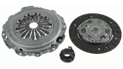 Kit Ambreiaj RENAULT MEGANE I 1998-2002, MEGANE I CLASSIC, MEGANE I COACH, MEGANE SCENIC, SCENIC I motorizare 1.6, 215mm -Placa Disc Rulment, 7701477112,  piesa originala OE