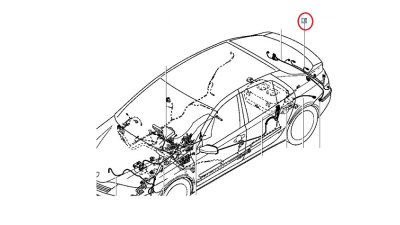 Cablu Senzori Parcare Spate Renault Laguna 2 2001-2007 8200066396