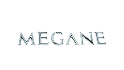 MONOGRAMA MEGANE PE HAYON Renault Megane 2 2002-2008, emblema logo, 8200073444,  piesa originala OE