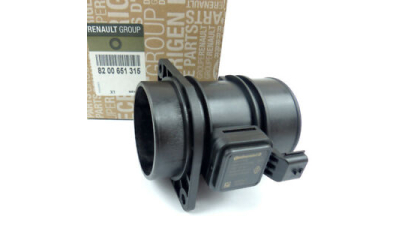 Debitmetru Aer DACIA DUSTER, LOGAN 2004-2010, LOGAN MCV, SANDERO 2008-2010 motor 1.5 dci; NISSAN QASHQAI I; OPEL VIVARO A; RENAULT KANGOO, KANGOO BE BOP, TRAFIC II 1.5D/2.0D 08.06-, 8200651315,  piesa originala OE