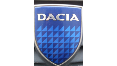 Emblema Spate Dacia Logan berlina/sedan 08.2006-06.2008; logo, 8200690869,  piesa originala OE
