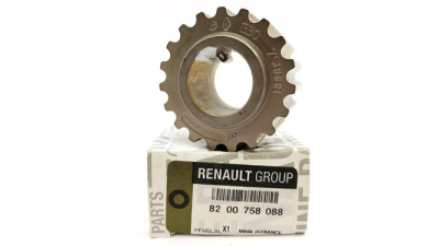 Pinion Distributie La Arbore Cotit - Dacia Logan 2004-2018, Sandero 2008-2018, Duster 2010- motor 1.6 16v, Renault Megane 1 motor 1.4 16V/1.6 16V, 8200758088,  piesa originala OE