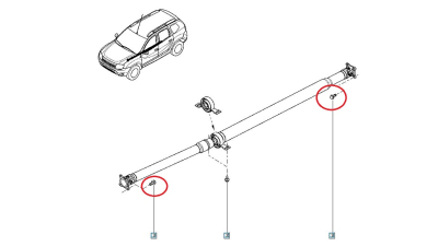 Surub Fixare Transmisie Longitudinala Dacia Duster Renault Captur, 8201016492,  piesa originala OE