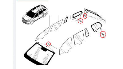 Cale Reglaj Luneta Dacia Sandero 2 2012-2018 Renault 903562759r