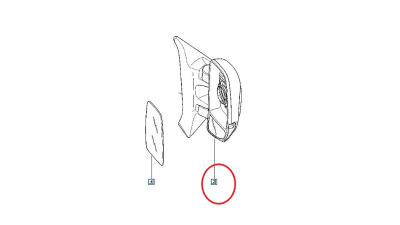 Oglinda exterioara NISSAN NV400 2010-; OPEL MOVANO 2010-; RENAULT MASTER 02.2010- partea Dreapta (se livreaza fara capac si geam), 963016903R,  piesa originala OE