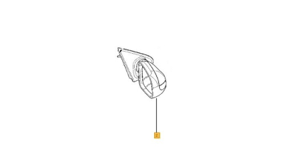 Oglinda exterioara Dacia Logan 2 10.2012-12.2020, Sandero 10.2012-12.2020, ajustare manuala, partea dreapta, Original, 963017495R