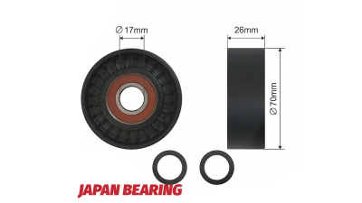 Rola curea transmisie Bmw Seria 3 1997-2013, Seria 5 2001-2010, Seria 6 2002-2010, 7 2000-2008, X3 2003-2010, X5 1999-2013, X6 2006-2014, Ssang Yong Actyon 2006-, Kyron 2005-2012, NTY RNK-BM-004