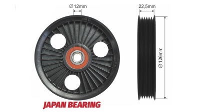 Rola curea transmisie Chrysler Voyager 2, Voyager Iii; Dodge Caravan; Jeep Cherokee, Liberty, Wrangler Ii; Plymouth Voyager 2.4, 3.3, 3.8 08.1990-01.2008, NTY RNK-CH-026