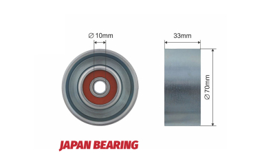 Rola curea transmisie Nissan Juke 2010-, Qashqai J10e 2006-2013, Micra 2002-, Note 2005-2011, Nv200 2009-, Tiida 2005-2012, Renault Fluence 2010-, NTY RNK-NS-022