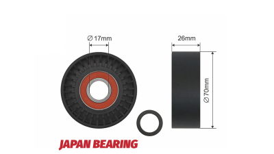 Rola curea transmisie Toyota Avensis 1997-2008, Auris 2006-2012, Celica 1999-2006, Corolla 2000-, Corolla Verso 2001-2004 Mr2 1999-, NTY RNK-TY-012
