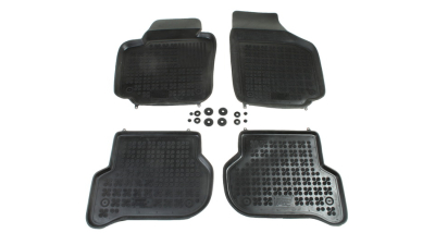 Set covorase auto din cauciuc Skoda Yeti (5L) 2009- , presuri tip tavita marca Rezaw Plast