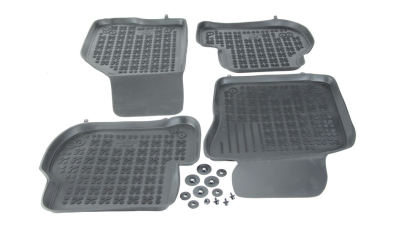 Set covorase auto din cauciuc Skoda Octavia 2 1Z3/1Z5 din 2004-2012 , presuri tip tavita marca Rezaw Plast