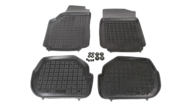 Set covorase auto din cauciuc Audi 100 1982-1994 , presuri tip tavita marca Rezaw Plast