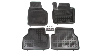 Set covorase auto din cauciuc Audi Q3 (8U) 2011-2015 si Q3 din 2015- , presuri tip tavita din elastomer, marca Rezaw Plast