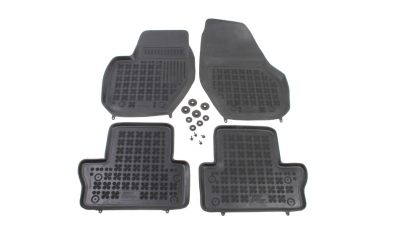 Set covorase auto din cauciuc Volvo XC60 dupa 2008 , presuri tip tavita marca Rezaw Plast