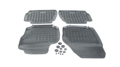 Set covorase auto din cauciuc Ford Mondeo 4 (BA7), 03.2007-02.2015, presuri tip tavita marca Rezaw Plast