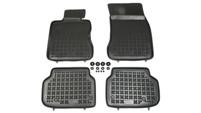 Set covorase auto din cauciuc BMW Seria 7 (F1) dupa 2007 , presuri tip tavita marca Rezaw Plast