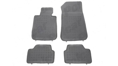 Set covorase auto din cauciuc BMW Seria 1 (E87) 2004-10.2013 modele cu 4 usi, BMW Seria 1 F20 2011-;  presuri tip tavita marca Rezaw Plast