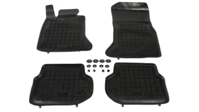 Set covorase auto din cauciuc BMW Seria 5 F10/F11 din 12.2009-2012 , presuri tip tavita marca Rezaw Plast