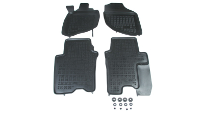Set covorase auto din cauciuc Honda City 4, 2002-2008 , presuri tip tavita marca Rezaw Plast