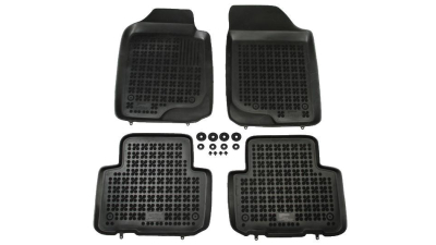 Set covorase auto din cauciuc Kia Carens 3, 2006-2013 , presuri tip tavita marca Rezaw Plast