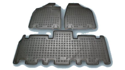 Set covorase auto din cauciuc Kia Carnival 2, dupa 2004, 5 locuri , presuri tip tavita marca Rezaw Plast