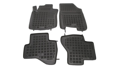 Set covorase auto din cauciuc Peugeot 107 dupa 11/2008 , presuri tip tavita marca Rezaw Plast