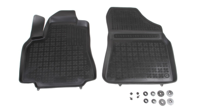 Set covorase auto din cauciuc Citroen Berlingo dupa 2007 - fata (2 szt.) , presuri tip tavita marca Rezaw Plast