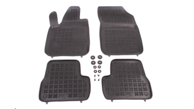 Set covorase auto din cauciuc Citroen DS3 Hatchback 3-usi, dupa 2010 , presuri tip tavita marca Rezaw Plast